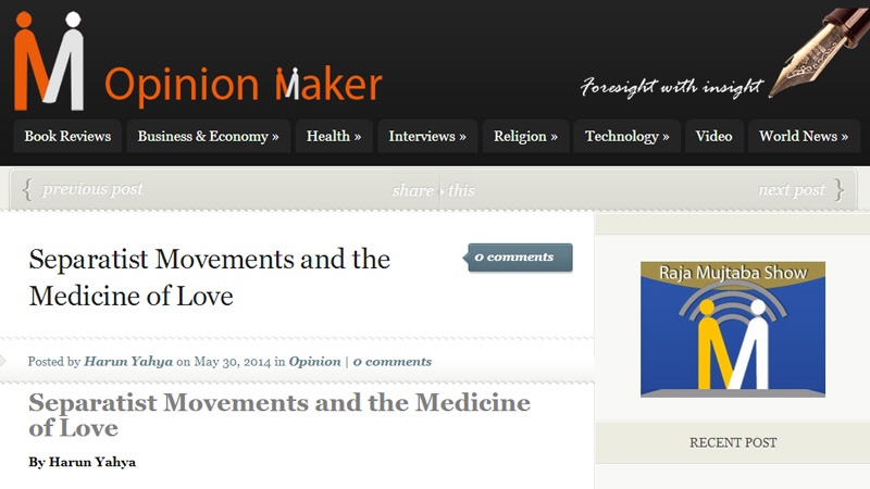Ayrılıkçı Hareketler ve Sevgi İlacı || Opinion Maker