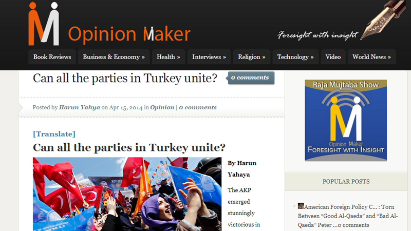 Türkiye’deki tüm partiler birleşebilir mi? || Opinion Maker