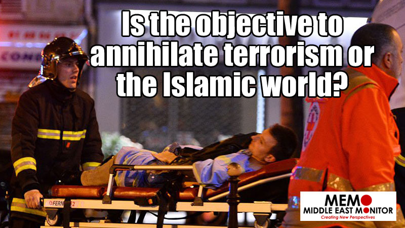 Is the objective to annihilate terrorism or the Islamic world?