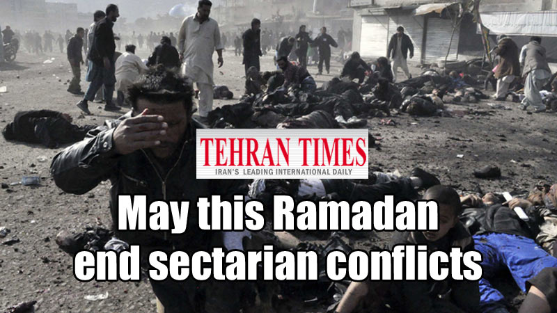 May this Ramadan end sectarian conflicts 
