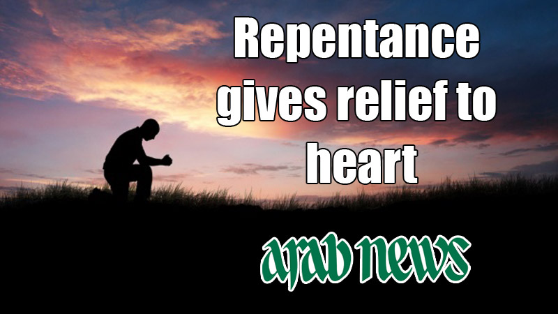 Repentance gives relief to heart