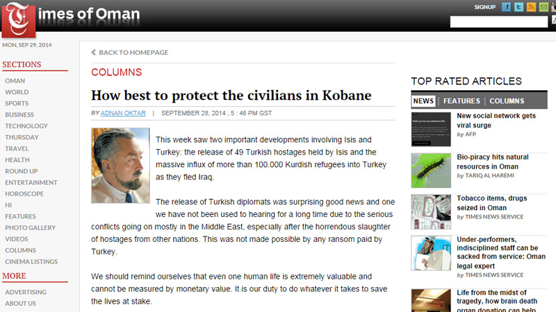 How best to protect the civilians in Kobane || Times of Oman