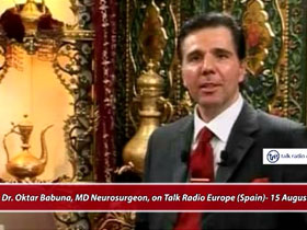 Dr. Oktar Babuna, MD Neurosurgeon, on Talk Radio Europe (Spain), 15 August 2014