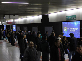 İstanbul ve Ankara Metrolarında A9 ilanları yayınlanıyor