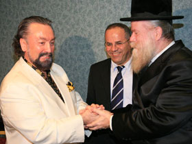 Adnan Oktar'ın İsrailli yetkililer ve dini liderlerle yaptığı basın toplantısı (20 Ocak 2010)
