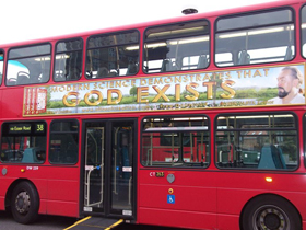 Harun Yahya Posters on London Busses