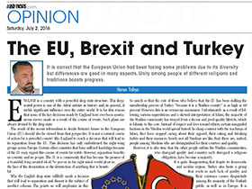 بخصوص الاتحاد الأوروبي وخروج بريطانيا من الاتحاد وتركيا