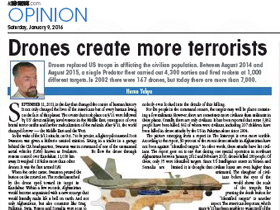 Drones create more terrorists