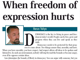When freedom of expression hurts