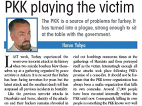 PKK playing the victim