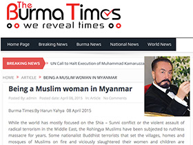 Myanmar'da Müslüman bir kadın olmak