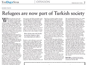 Refugees are now a part of Turkish society
