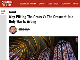 Waarom het verkeerd is om het kruis en de halve maan tegen elkaar op te zetten via een heilige oorlog 