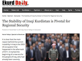The Stability of Iraqi Kurdistan is Pivotal for Regional Security