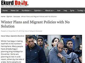 Kış Planları ve Çözüm Getirmeyen Göçmen Politikaları