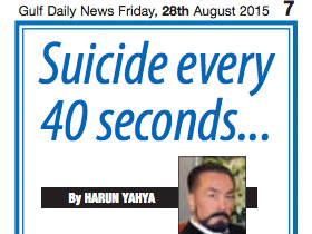 Suicide every 40 seconds...
