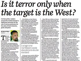 Is het alleen terreur als het Westen het doel is?
