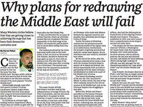 Waarom plannen voor het herontwerpen van het Midden-Oosten zullen mislukken?
