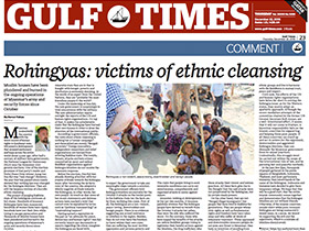 Rohingyas: victims of ethnic cleansing