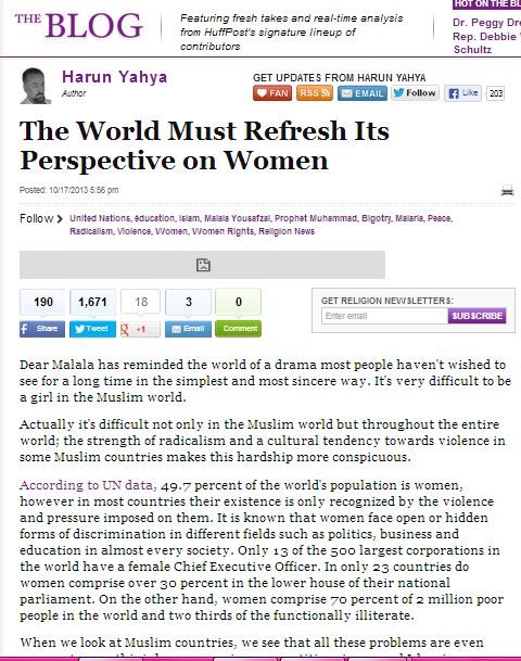 Die Welt muss ihre Perspektive zu Frauen ändern 