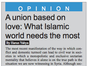 İslam Dünyasının En Aciliyetli İhtiyacı Sevgiye Da