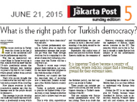 What is the right path  for Turkish democracy?