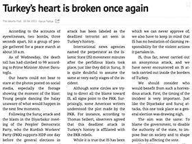 Turkey’s heart is broken once again