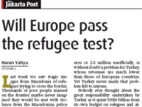 Will Europe pass the refugee test? 