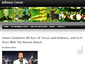 Islam Condemns All Acts of Terror and Violence, and So It Does With The Boston Attack