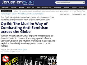 The Muslim Way of Combatting Anti-Semitism across the Globe