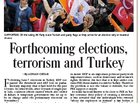 Yaklaşan seçimler, terör ve Türkiye