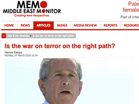 Is the war on terror on the right path?