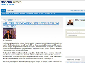 Will the new Government in Yemen bring stability?