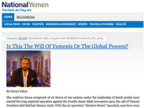 Yemenlilerin iradesi mi küresel güçlerin iradesi mi ?