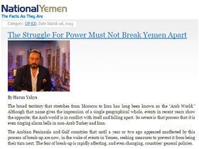 Nüfuz Savaşı Yemen’i Parçalamamalı