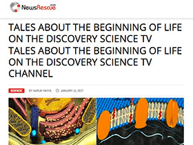 Tales about the beginning of life on The Discovery Science Tv Channel