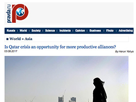 Katar krizi daha verimli ittifaklar için bir fırsa
