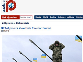Weltmächte zeigen ihre Kraft in der Ukraine