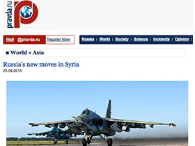 Les nouveaux mouvements de la Russie en Syrie