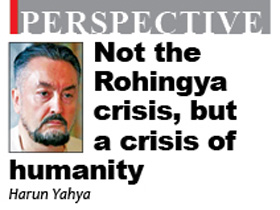 Rohingya Krizi değil İnsanlık Krizi