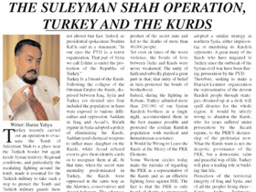 The Suleyman Shah Operation, Turkey and the Kurds