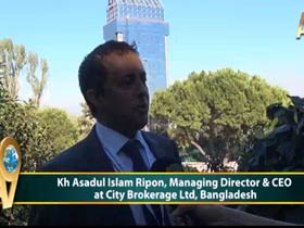 Kh Asadul Islam Ripon, Managing Director & CEO at City Brokerage Ltd. Bangladesh