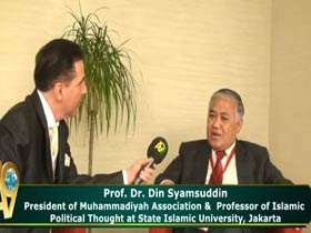 Prof. Dr. Din Syamsuddin, President of Muhammadiyah Association & Professor of Islamic Political Thought at State Islamic University - Jakarta
