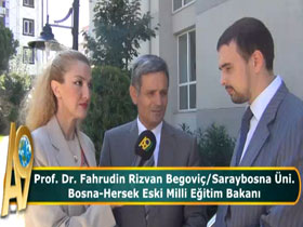 Prof. Dr. Fahruddin Rizvan Begoviç, Saraybosna Üni. - Bosna-Hersek Eski Milli Eğitim Bakanı
