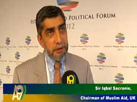 Chairman of Muslim Aid - UK, Sir Iqbal Sacranie