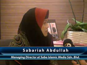 Sabariah Abdullah, Managing Director at Saba Islamic Media Sdn. Bhd.i Malaysia