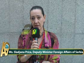 Deputy Minister Foreign Affairs of Serbia, Sladjana Prica