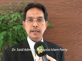 Dr. Said Adman, Malezya İslam Partisi