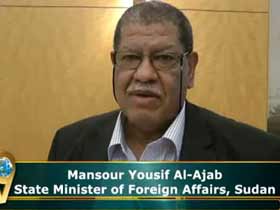 State Minister of Foreign Affairs, Sudan, Mansour Yousif Al-Ajab