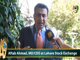 Aftab Ahmad, MD/CEO at Lahore Stock Exchange